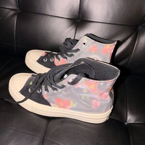 Converse Chuck High Floral Print (Pre-owned Good Condition No Box)